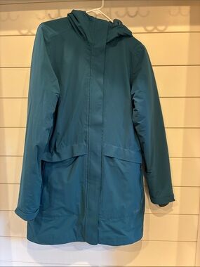 LLBean Teal Insulated Hooded Women's Coat